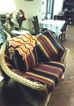 Great chair and dining area